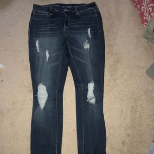 Women’s Dark Ripped Jeans from Maurice’s